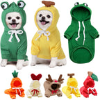 Cute Fruit Dog & Cat Clothes For Small Dogs Hoodies Winter Warm Fleece Pet Clothing Puppy Cat Costume Coat For French Chihuahua Outfit