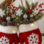 Christmas Crutch Candy Lollipop Gloves Ornaments